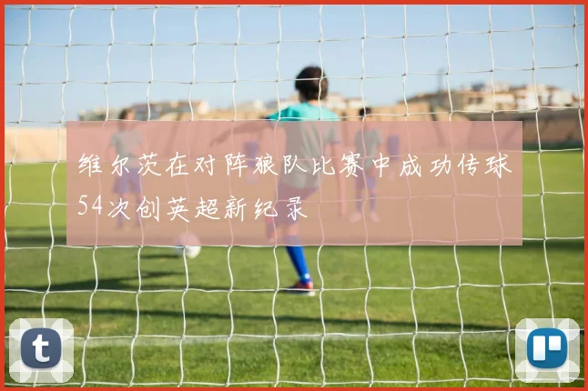 维尔茨在对阵狼队比赛中成功传球54次创英超新纪录